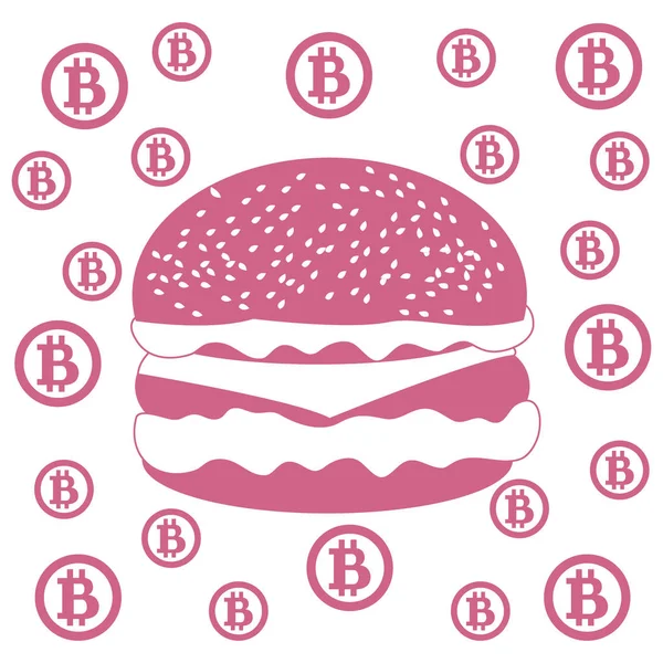 Resim bitcoin hareketleri hakkındaki: bitcoins ve hamburger