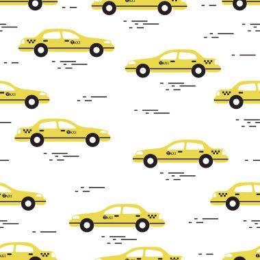 Taksi desen. Duyuru için tasarım