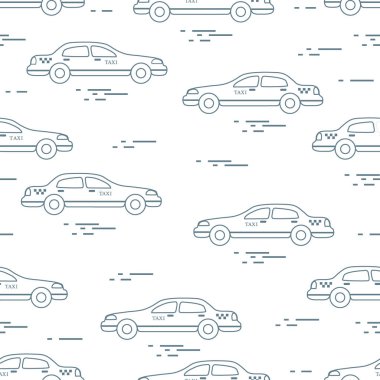 Taksi desen. Duyuru, reklam, afiş veya baskı için Tasarla.