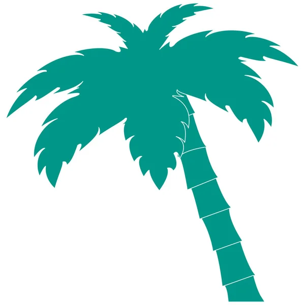 程式化的棕榈树图标 — 图库矢量图片