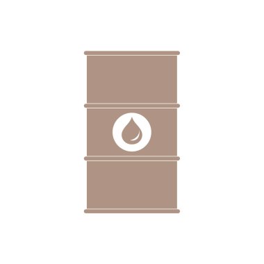 Petrol varil stilize simgesi 