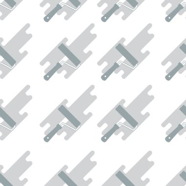 Seamless modeli: boya silindiri ve nokta boya.