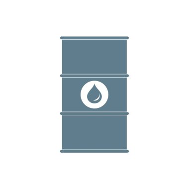 Petrol varil stilize simgesi 