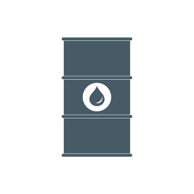 Petrol varil stilize simgesi 
