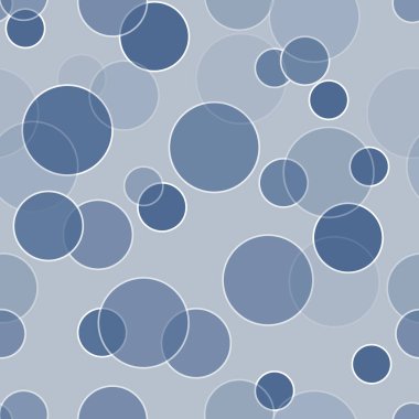 Şirin kesintisiz daire desen.