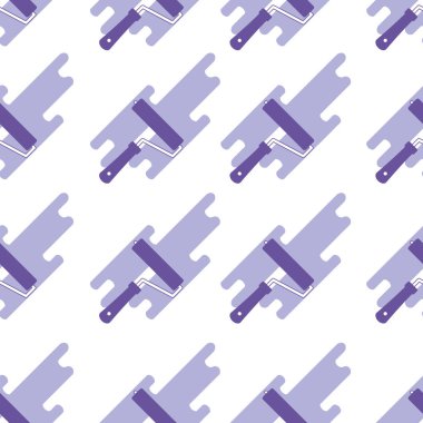 Seamless modeli: boya silindiri ve nokta boya.