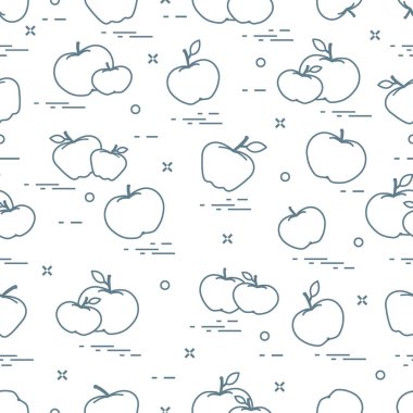 Elma sulu meyve. Seamless modeli.
