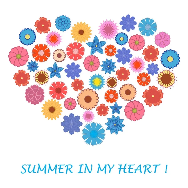 Renkli çiçek bir duymak şeklinde ortaya konulan güzel resim