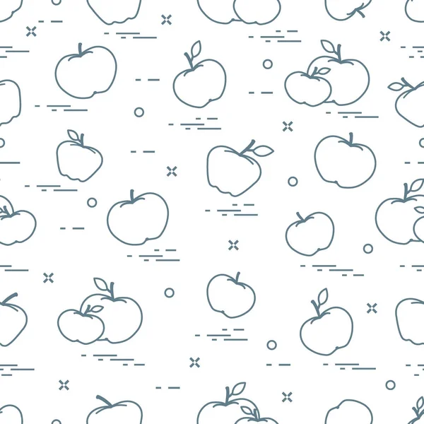 Elma sulu meyve. Seamless modeli.