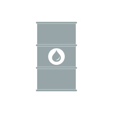 Petrol varil stilize simgesi 