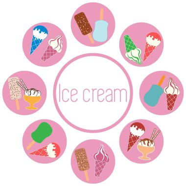 Çeşitli lezzetli ile renkli bir düzeni güzel resim