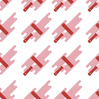 Seamless modeli: boya silindiri ve nokta boya.