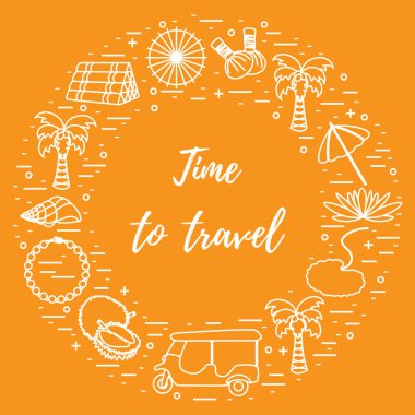 Herkesdaire oluşturacak şekilde düzenlenmiş tatil ve seyahat öğeleri.