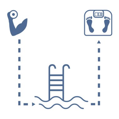 Spor yaşam tarzı güzel resim: el ile halter, karakeçi