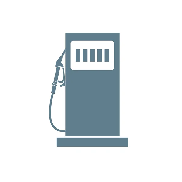 Ícone estilizado do posto de gasolina — Vetor de Stock