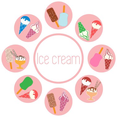 Çeşitli lezzetli ile renkli bir düzeni güzel resim