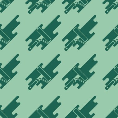 Seamless modeli: boya silindiri ve nokta boya.