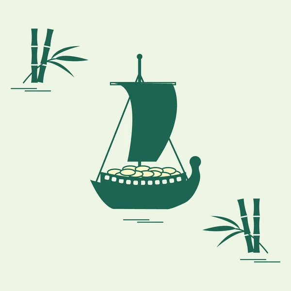 Japanese treasure ship - traditional talismans and New Year's so