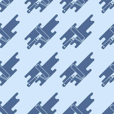 Seamless modeli: boya silindiri ve nokta boya.