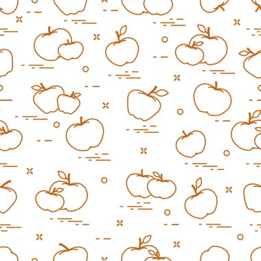 Elma sulu meyve. Seamless modeli.