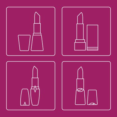 Ruj çeşitli tüpler vektör çizim. 