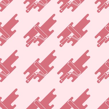 Seamless modeli: boya silindiri ve nokta boya.