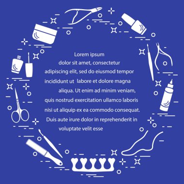 Silhouette manikür ve pedikür araçları ve ürünleri için güzel