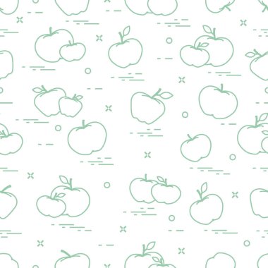 Elma sulu meyve. Seamless modeli.