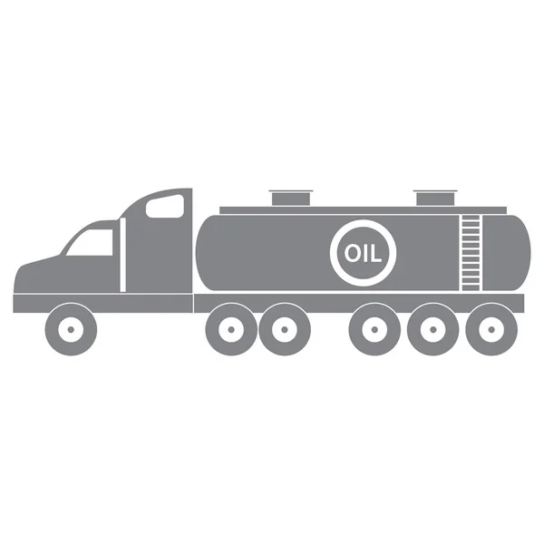 油轮/燃油罐车的程式化的图标 — 图库矢量图片