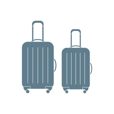 Bavul seyahat için vektör Illustration. Yaz saati, tatil