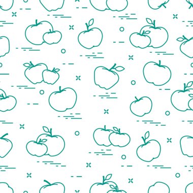 Elma sulu meyve. Seamless modeli.
