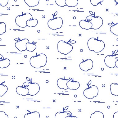 Elma sulu meyve. Seamless modeli.