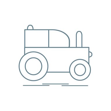 Çocuk oyuncak: traktör.