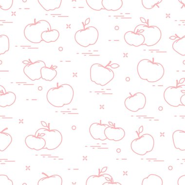 Elma sulu meyve. Seamless modeli.