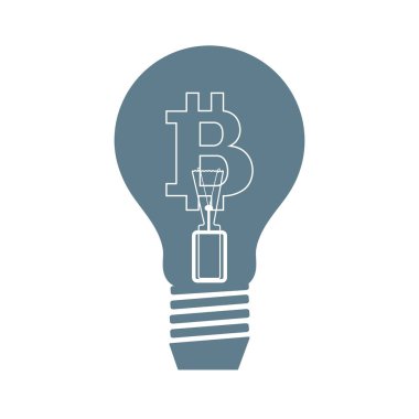 Ampul bitcoin ile.