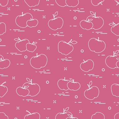 Elma sulu meyve. Seamless modeli.