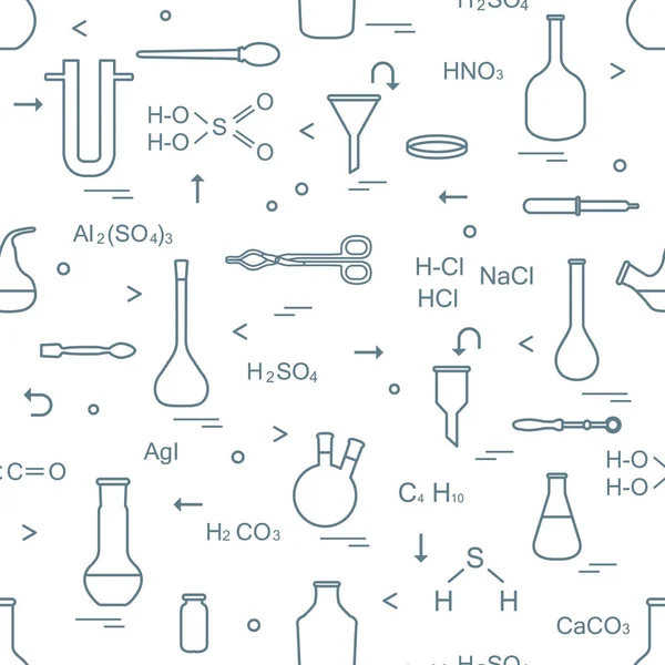 화학, 생물학입니다. 과학, 교육 요소 — 스톡 벡터