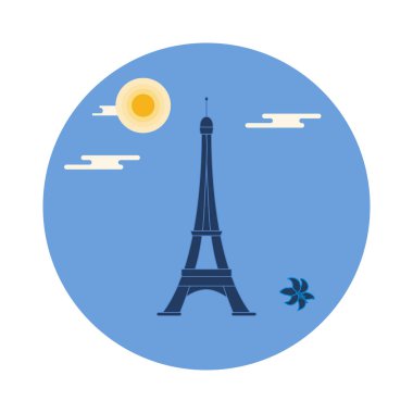 Ünlü Kulesi Paris. Sembol ve Simgesel Yapı.