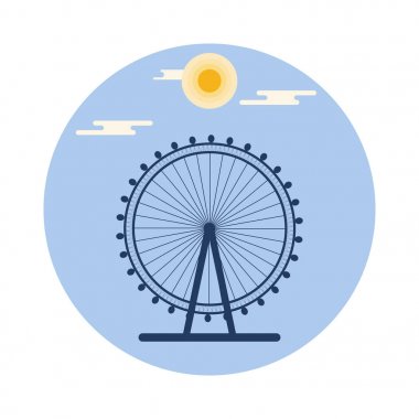 Dönme dolap. Rekreasyon ve eğlence.