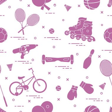 Çocuklar için spor aktiviteleri için donatım.