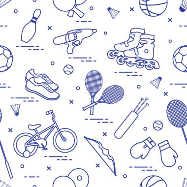 Çocuklar için spor aktiviteleri için donatım.