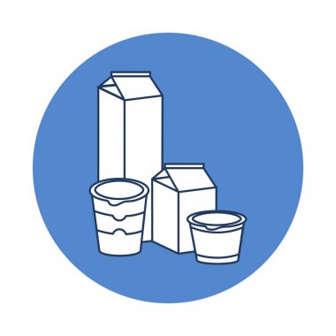 Farklı süt ürünleri.