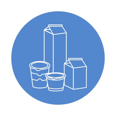 Farklı süt ürünleri.