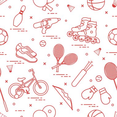 Çocuklar için spor aktiviteleri için donatım.