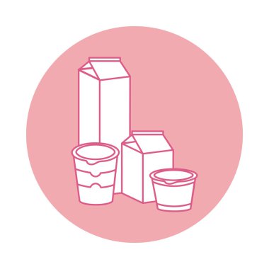 Farklı süt ürünleri.