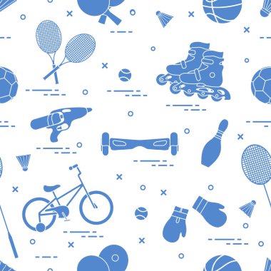 Çocuklar için spor aktiviteleri için donatım.