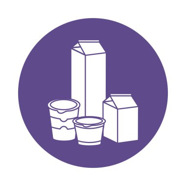 Farklı süt ürünleri.