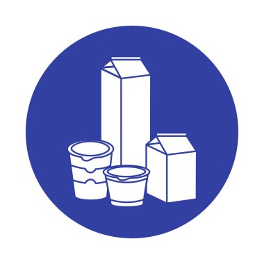 Farklı süt ürünleri.