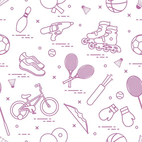 Çocuklar için spor aktiviteleri için donatım.