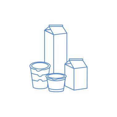 Farklı süt ürünleri.